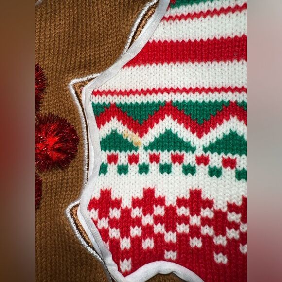 Spencer’s Gingerbread LightUp Merry Xmas F*****s Christmas Ugly Sweater Size XXL - Picture 6 of 9